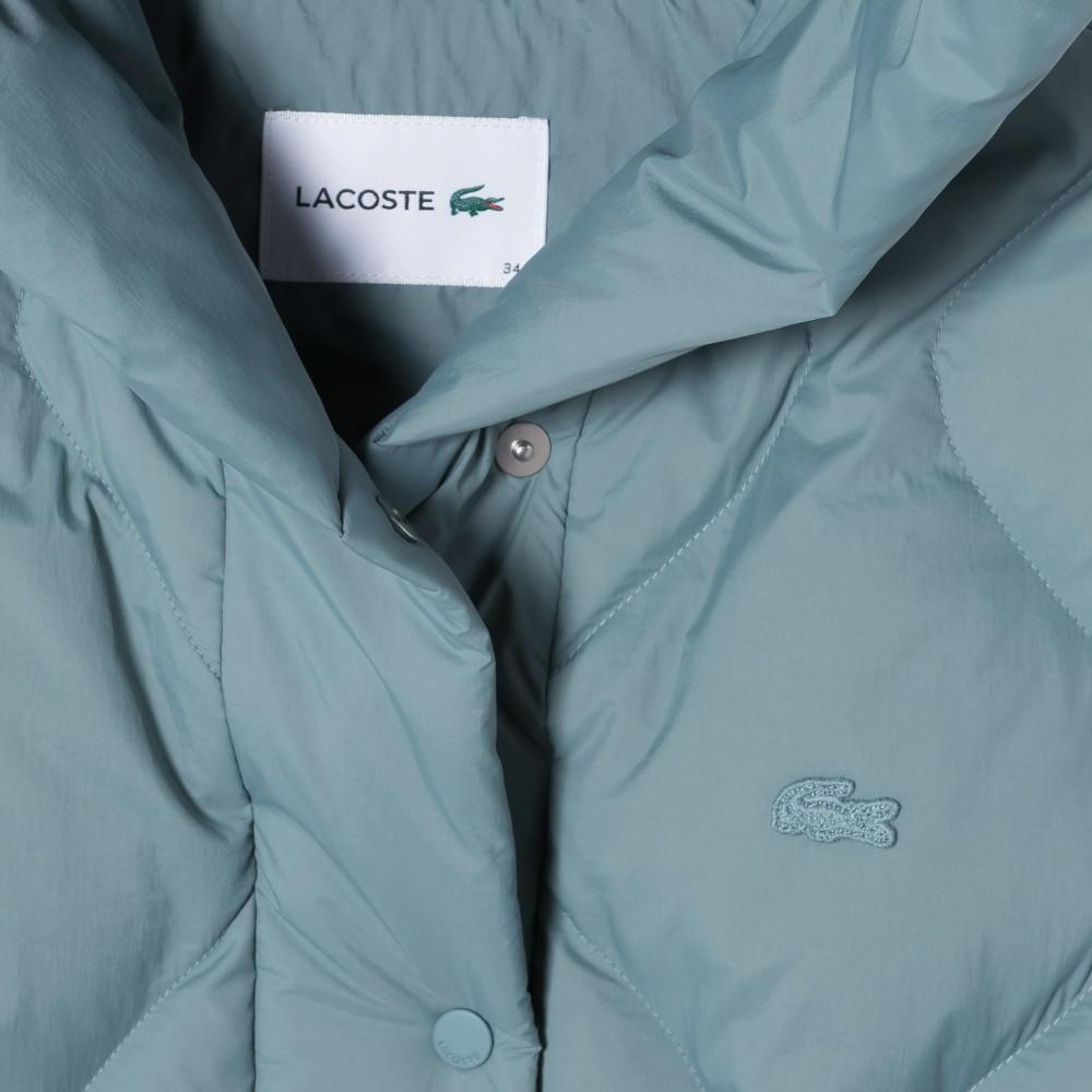 [Lacoste] Women's Hooded Quilted Down Vest BF521E-54NBMY