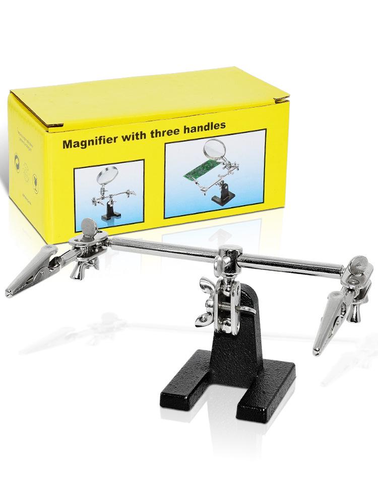 Kovová otočná svařovací svorka pro přípravek na opravu desek plošných spojů