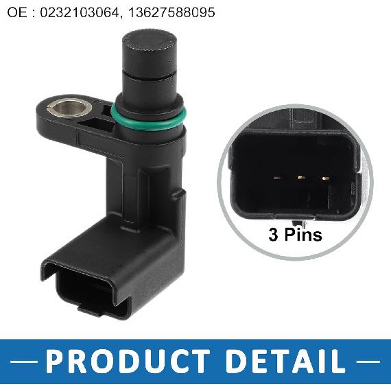 Car Engine Camshaft Position Sensor 0232103064 13627588095 for Mini Cooper Countryman 2011-2016 (Set of 2)