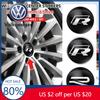 Per VW Volkswagen Jetta MK5 Golf 4pz 56mm 60mm 65mm Coprimozzo Centrale Ruota Auto Adesivo Accessori Per Volkswagen Tiguan Bora POL