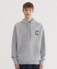 C Logo Hoodie Melange Gray