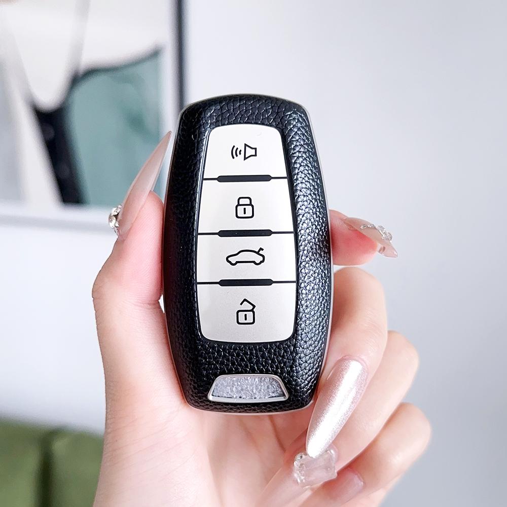 TPU Leather Protective Shell Fob For Haval Jolion H8 H3 H4 H1 H5 H7 F5 M4 M6 F7 H9 H6 H2 F7X F7H H6-Coupe Car Key Case Cover