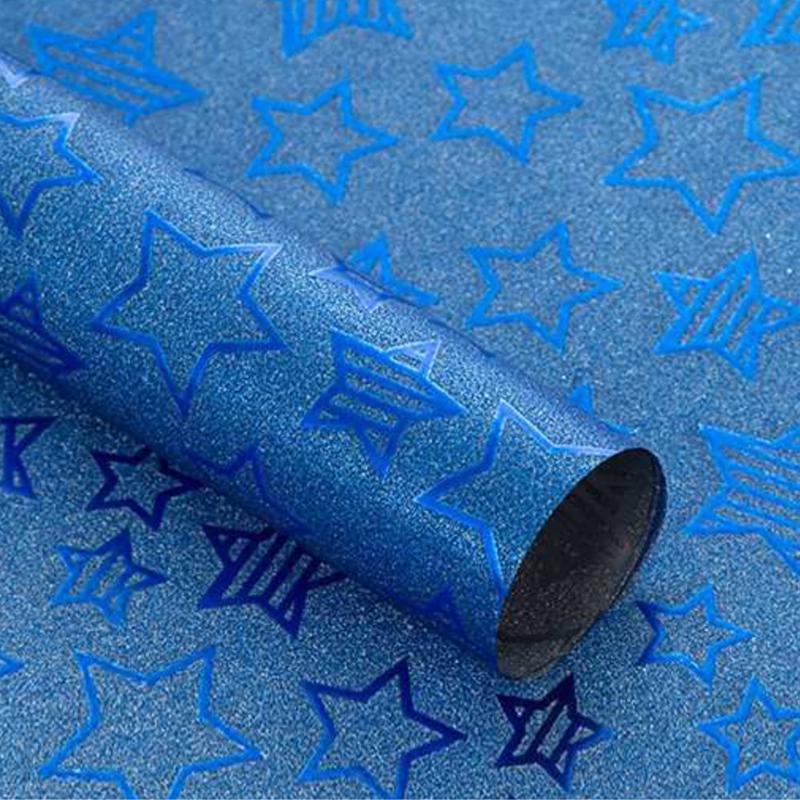 Five-Pointed Star Color Gift Wrapping Paper Valentine'S Day Anniversary Birthday Gift Wrapping Paper Waterproof Book Paper