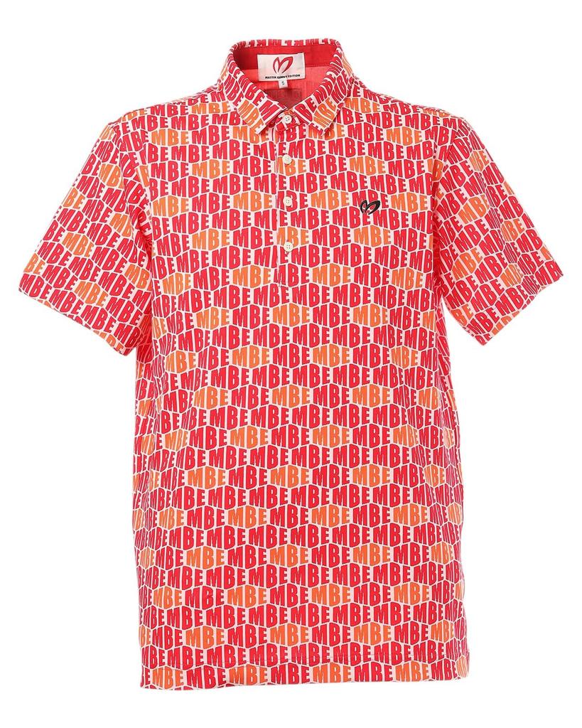 Master Bunny Short Sleeve Polo Shirt Revival Golf X Off White 6 Men's (MBE Pattern) / / 758-5160307 100_Red [LL]