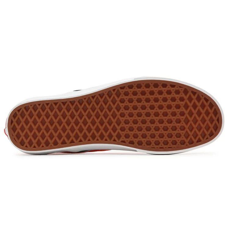 Vans Classic Slip-On Orange Tiger Checkerboard Unisex Sneakers True-White VN000XG8AZZ