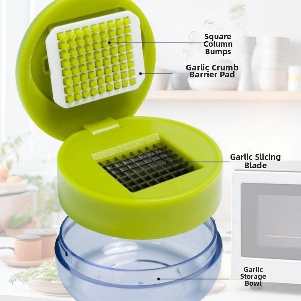 Manual Garlic Crusher Stainless Steel Garlic Chopper Multi-functional Ginger Masher  Restaurant Use
