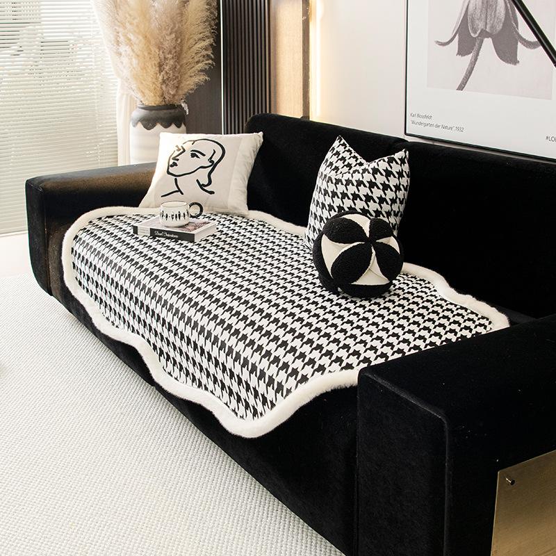 Irregular Special-Shaped Sofa Cushion Anti-Skid Seat Cushion In Autumn And Winter  New Qiandongge Sofa Cover Cover Cloth Towel