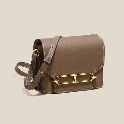 Pig Nose Leather Women's Bag High-quality Leather Small Bag Summer Versatile One-shoulder Crossbody Small Square Bag