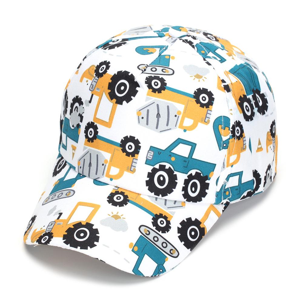 Children's Cartoon Animal Baseball Caps - Spring/autumn - Boys' Cute Beanie Hats - Girls' Sun Hats
