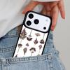 Flowers Pressed Phone Case for iPhone 16e 15 14 13 12 17 Pro Max Plus Air 17pro Cover Coque