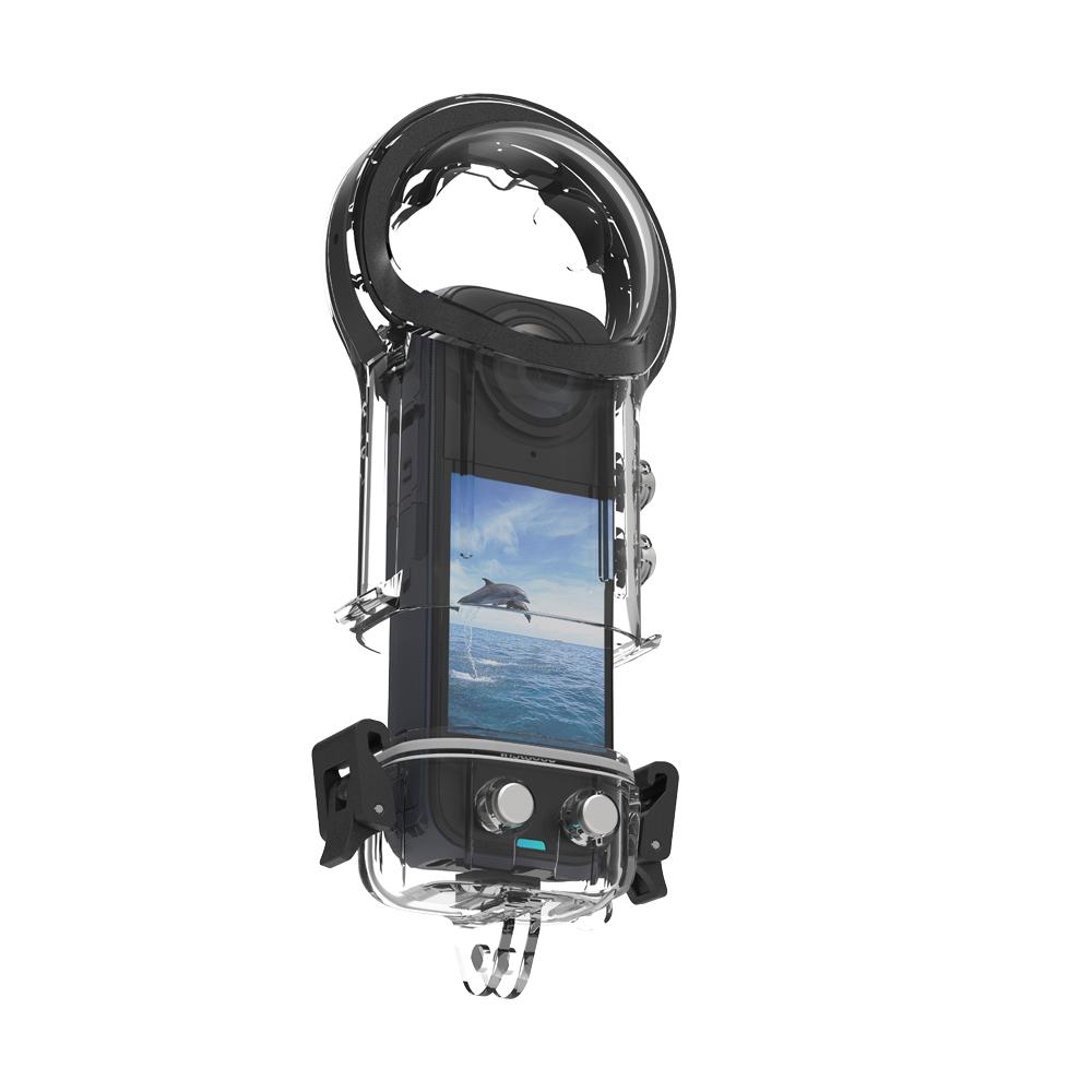 40M Waterproof Housing Case For Insta360 X4 Dive Case Underwater Water Shell for Insta360 X4 Sports Camera Accessories