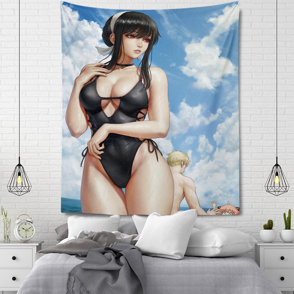 SPY×FAMILY Tapestry Room Decor Home Decor Princess of Thorns Wall Decor Wall Hanging Tapestry Living Room Decor