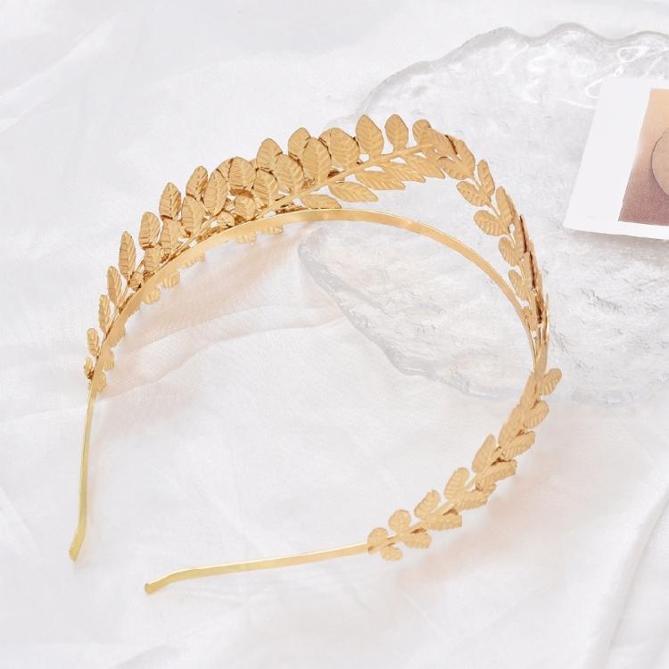 Halloween Kopfschmuck Blatt-Haarbänder Braut Griechisches Blumiges Haaraccessoire für Kostümpartys Modischer Look