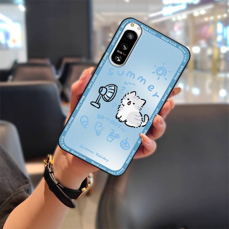 Graffiti Fashion Design Phone Case For Sony Xperia5 IV Anti-dust Protective Anti-knock Dirt-resistant Cartoon Back Cover
