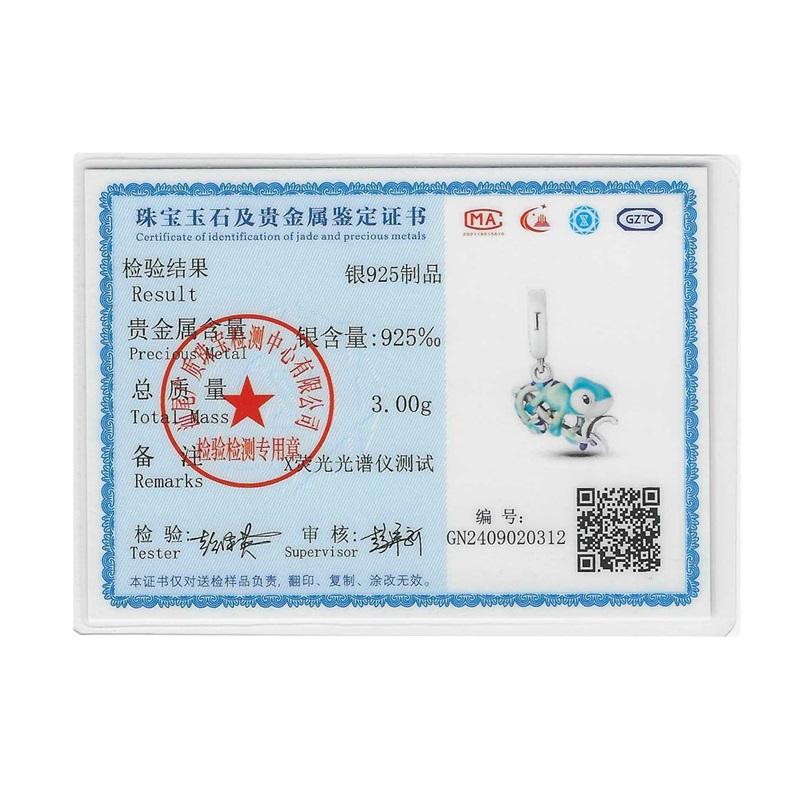 Original Charms Copper Luminous Chameleon Charms Beads Fits 3Mm Original Bracelet For Women Diy Fine Jewelry Gifts