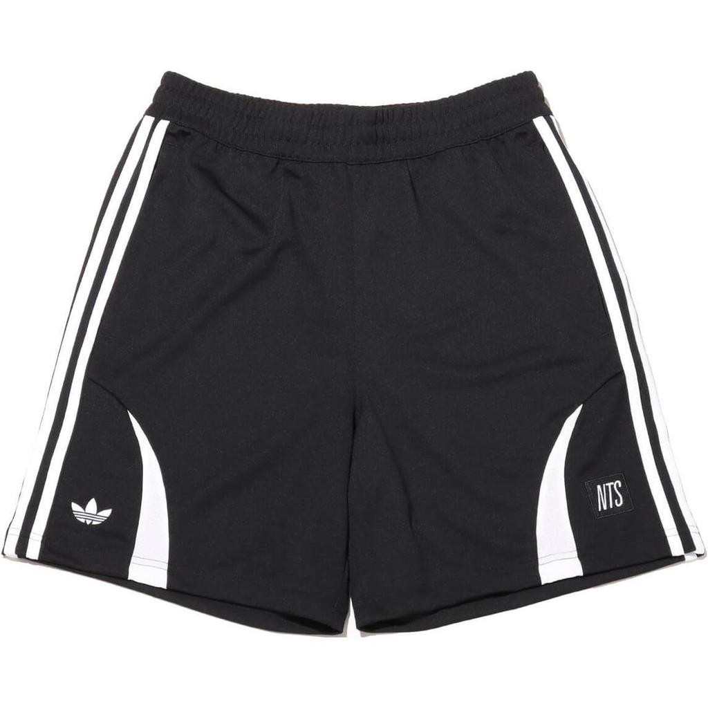 Adidas X NTS Radio Allover Print SST Track Shorts Black Unisex Streetwear JI5062