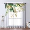 1pc Beautiful Blue Peacock Cartoon Sheer Curtain Suitable for Living Room, Bedroom, Dining Room, Hallway, Office, Gym, Kitchen