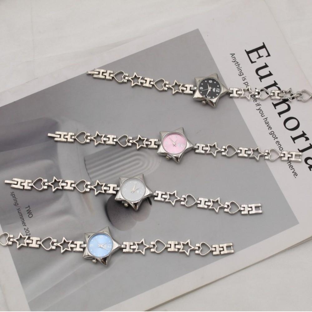 Zinc Alloy Clock Pendant Star Shape Charm Bag Decoration New Pocket Watch Charm Bracelets  Women