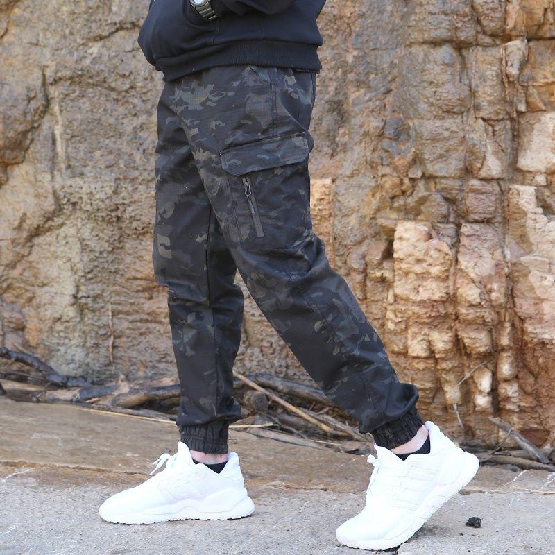 Danmo Men Fashion Streetwear Casual Jogger Pants Outdoor Outwear Trousers Men Cargo Pants Plus Size