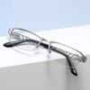 Adjustment Pochromic Multifocal Reading Glasses Men Progressive Anti-Blue Ray Business Spectacles Half-Frame Eyewear 1.0-3.5