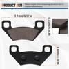 Substituição das Pastilhas de Freio Dianteiras e Traseiras para Arctic Cat Alterra 1000 TRV 400 450 500 570 700 EPS Mudpro 1000 650 700 Prowler 1000 500 550 550i 650 700