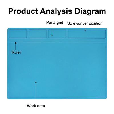 1Pc ESD Wärmedämmung Löten Matte Computer Telefon Reparatur Pad Hohe Temperatur Widerstand Arbeiten Silikon Löten Matte