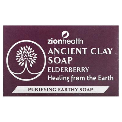 Ancient Clay Soap, Elderberry, 170G(6Oz)