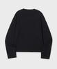 GLW Steady Waffle Crop Henley Neck T-Shirt Black