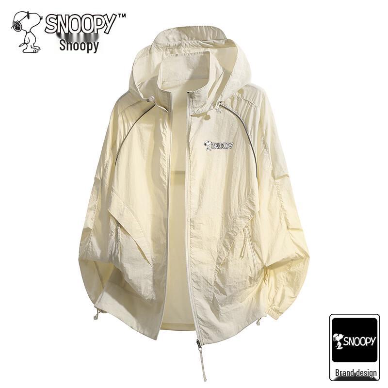 Snoopy Men s Lightweight Hooded UV Protection Jacket 3XL