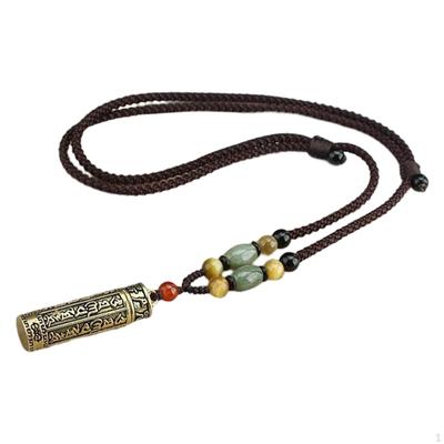 An Gawu Box Pendant , Prayer Buddhist Mantra Amulet