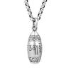 Retro Six-Word Mantra Xiangyun Necklace Trendy Men Ethnic Style Hollow Gawu Box Pendant Men's Clavicle Chain