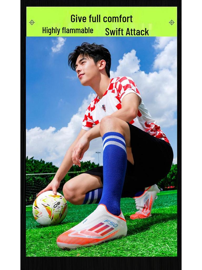Unisex Youth & Adult AG Long Spikes Low-Top Soccer Cleats
