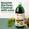Krishna's Herbal & Ayurveda Liver Detox Juice 1000 Ml Pack Of 1 Natural Digestion Support Rejuvenator