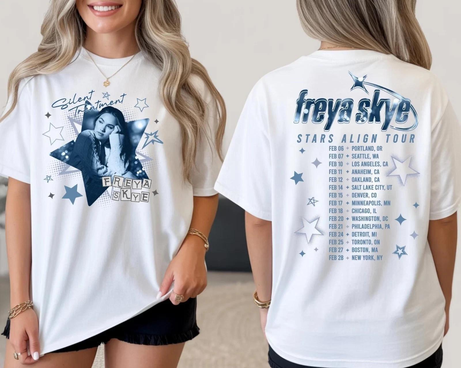 Футболка Freya Skye Silent Treatment Stars Align Tour 2026 XXXXL