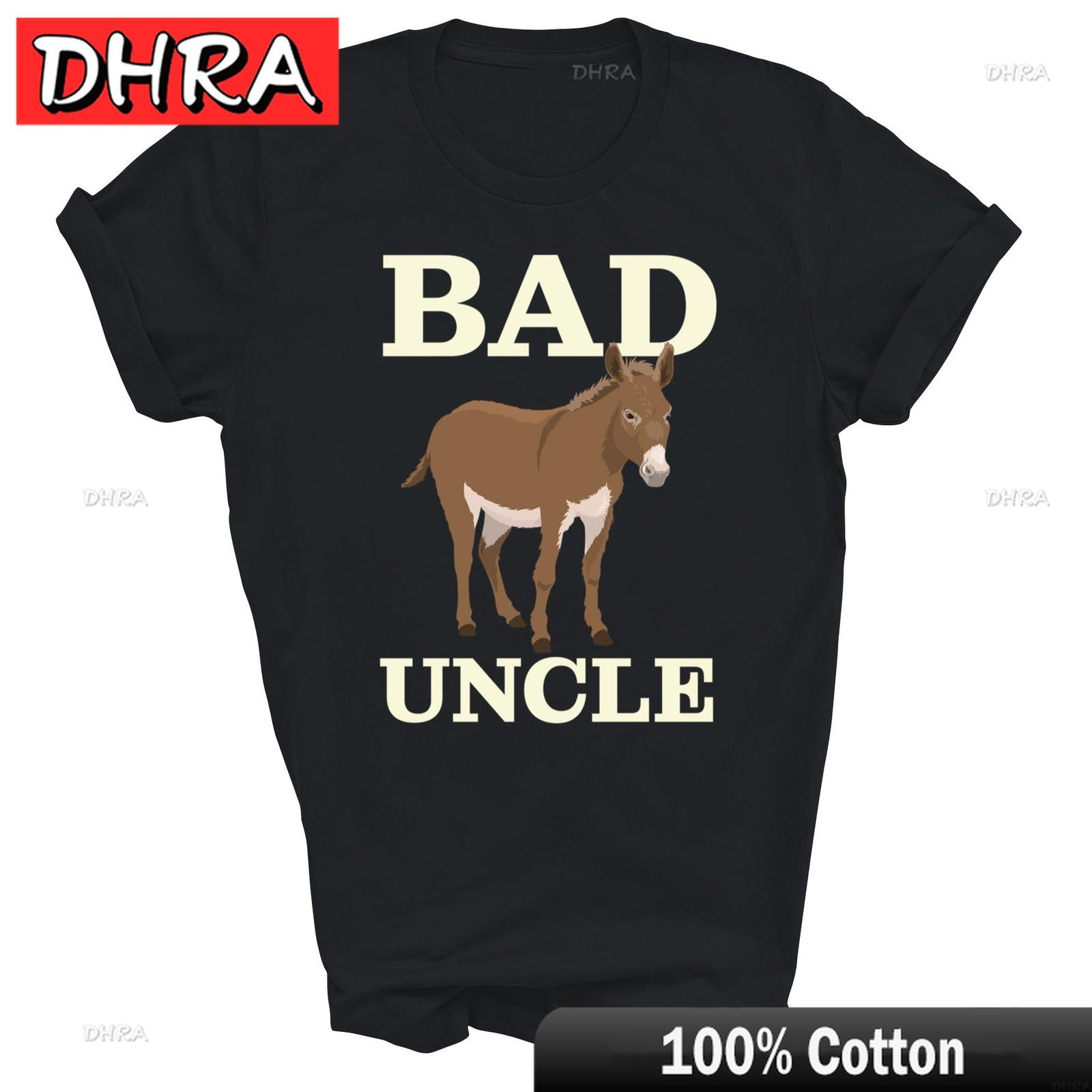 Bad Uncle Funny Uncle Donkey Uncles Unisex Shirt Gift Cool Y2K Trendy Graphic Tshirts Kids Classic Minimalist Cool TShirt S