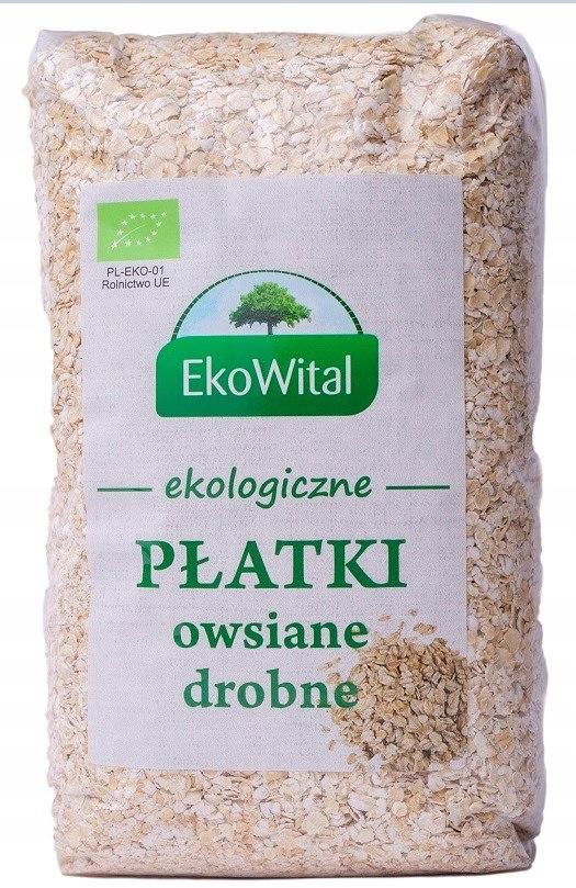 Fine Oat Flakes ORGANIC 600 G Ekowital 0.6 Kg