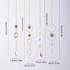 1pc Crystal Suncatcher Moon Stars Pendant Chain Pendant Room Window Hanging Decoration Dream Rainbow Gift Catcher
