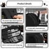 Animal Pencil Bag Large Capacity Canvas Pencil Case Multi Compartment Travel Pen Organiser For Student Adult Artists