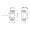 DN20 Water Flow External Thread Water Sensor Liquid Flowmeter Water Fluidmeter for Water Heater Pool