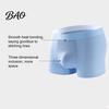 Men Boxer Underwear Underwear, Mid-rise Ice Silk Briefs, Slim Fit U-Convex High Elasticity Quick Drying Summer for Daily Wear And Sleep Smooth Routing