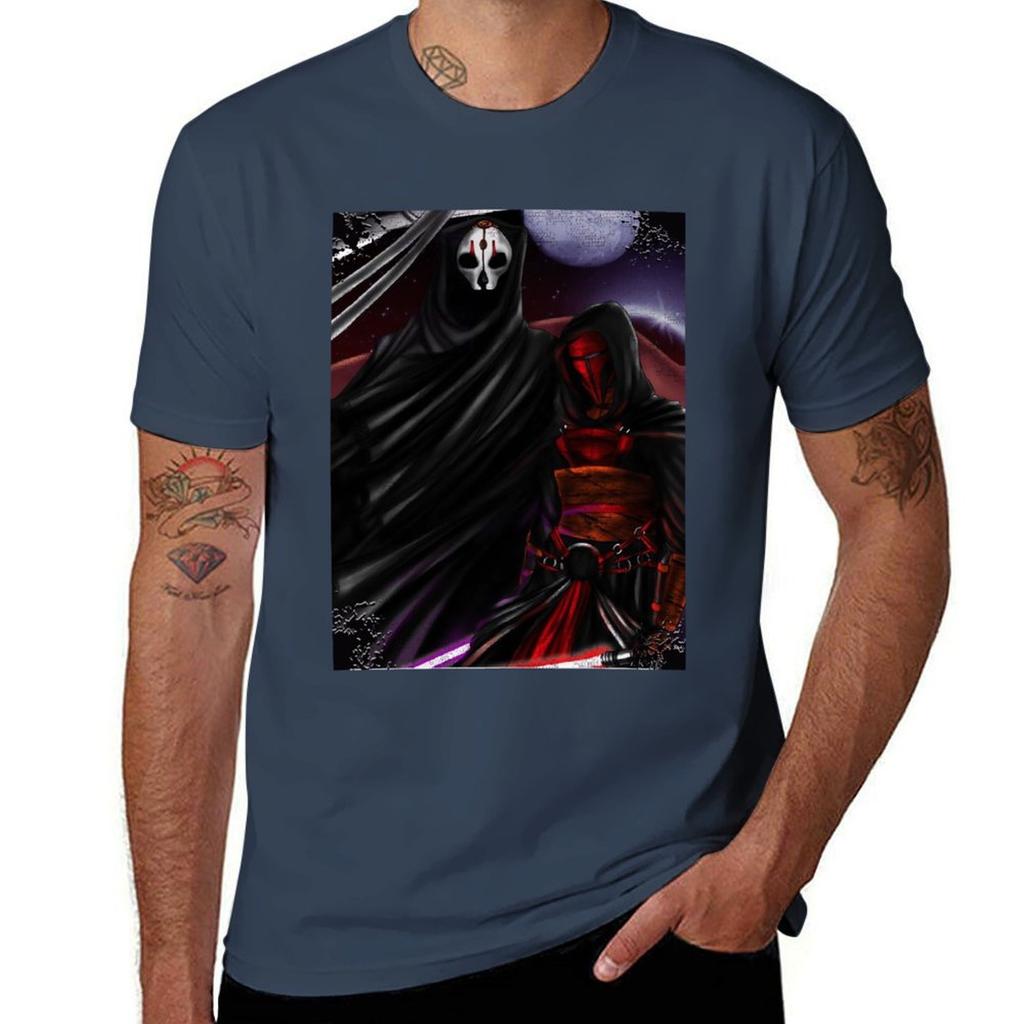 Episches Revan- und Darth-Nihilus-T-Shirt, süße Kleidung, Tiermotiv, Jungen, Vintage, Oversize, Fruit of the Loom Herren-T-Shirts