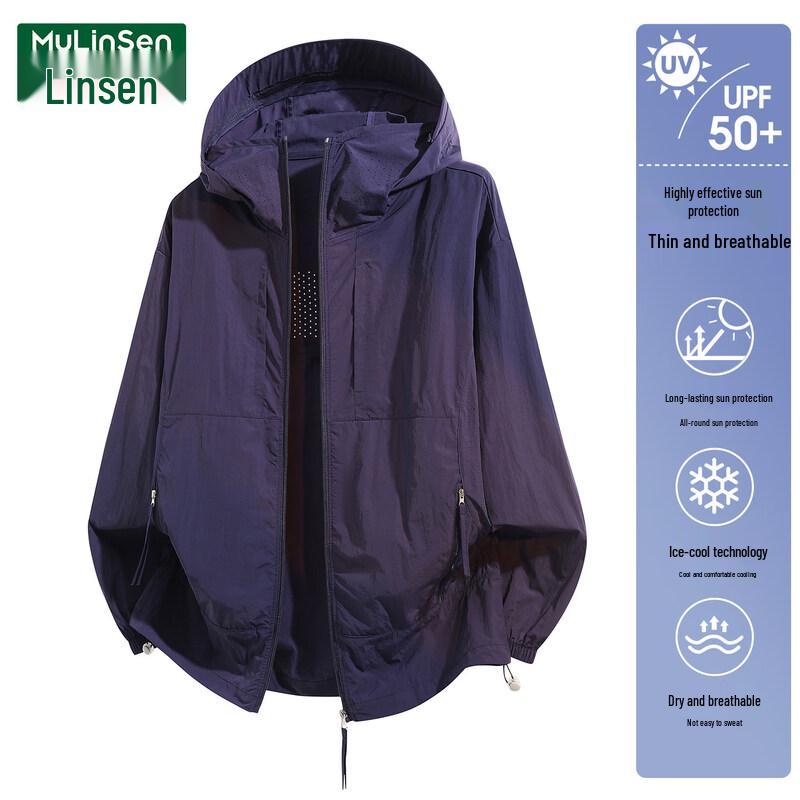 MULINSEN Unisex Ice Silk Sun Protection Jacket 2XL