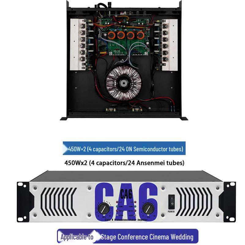 CA12 High-Performance Power Amplifier for Home, KTV, and Bar Subwoofers