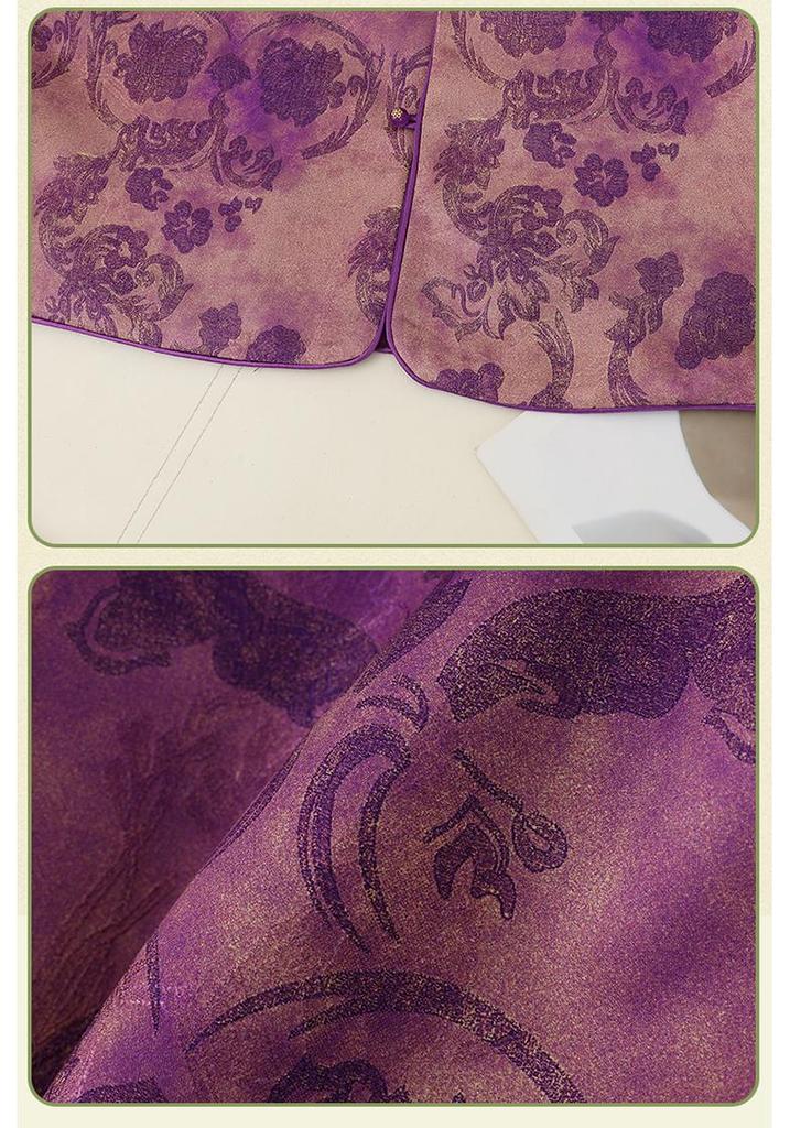 Chinese National Style Jacquard Vest for Women - 2026 Spring/Autumn Retro Sleeveless Top with Frog Button.