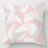 Pink Leaf Feather Pillowcase Office Living Room Home Pillowcase Car Ornaments