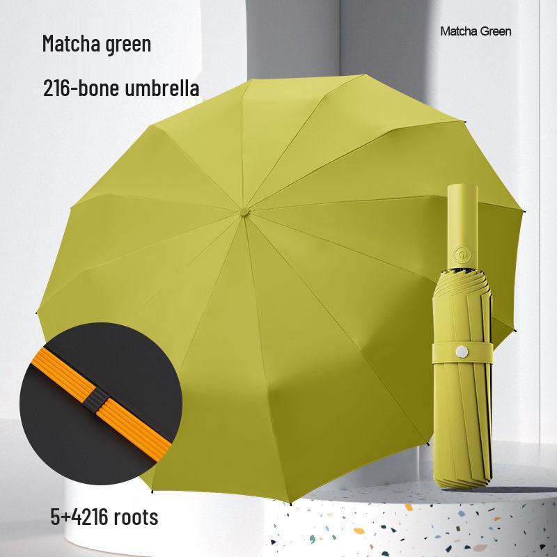288 Ribs Automatic Sun/Rain Umbrella - Extra Large, Storm Resistant for Men & Women, Reinforced, Thickened Dual-Use Umbrella