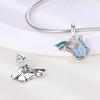 Charms Copperpink Dreamy Butterfly Transformation Pendants Fit Charms Plata Original Bracelet Women Jewellery Making Gifts