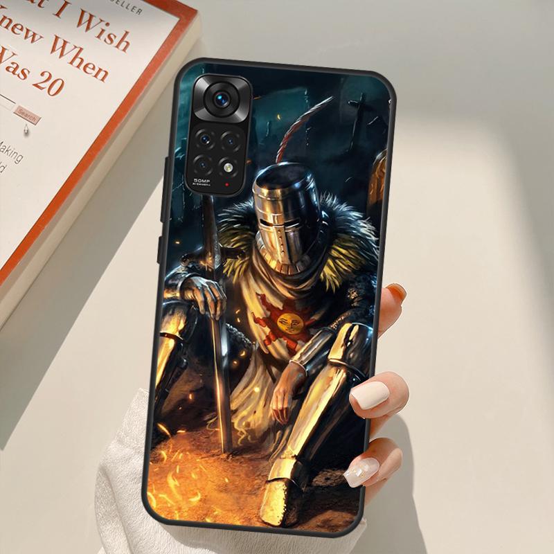 Husa Praise the Sun Dark Souls pentru Xiaomi Redmi Note 11 10 9 8 Pro Note 11S 10S 9S 8T K50 K40 9A 9C 10A 10C