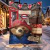 Paddington Bear Pattern Blanket for Home Decoration, Bed, Sofa, Car Travel, Camping, Suitable for All Seasons, Birthday Christmas Gift
