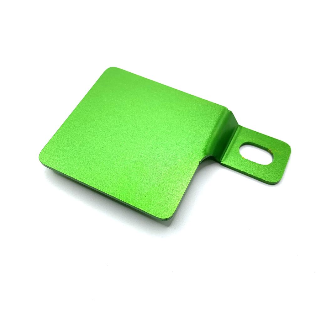 ASATERU Premium Stepped Motorcycle Liability Liability Sticker Universal Aluminum Alloy Green A1P15GRS Plate, Fit, Rust-Resistant (1.5mm Thick),